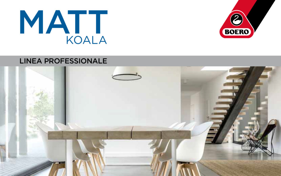 Boero lancia un nuovo prodotto: MATT Koala