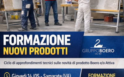 Formazione tecnica nuovi prodotti rilasciati da BOERO e ATTIVA