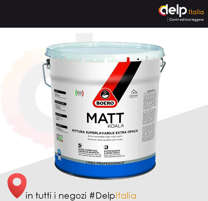 Matt Koala, la pittura Superlavabile ExtraOpaca Boero
