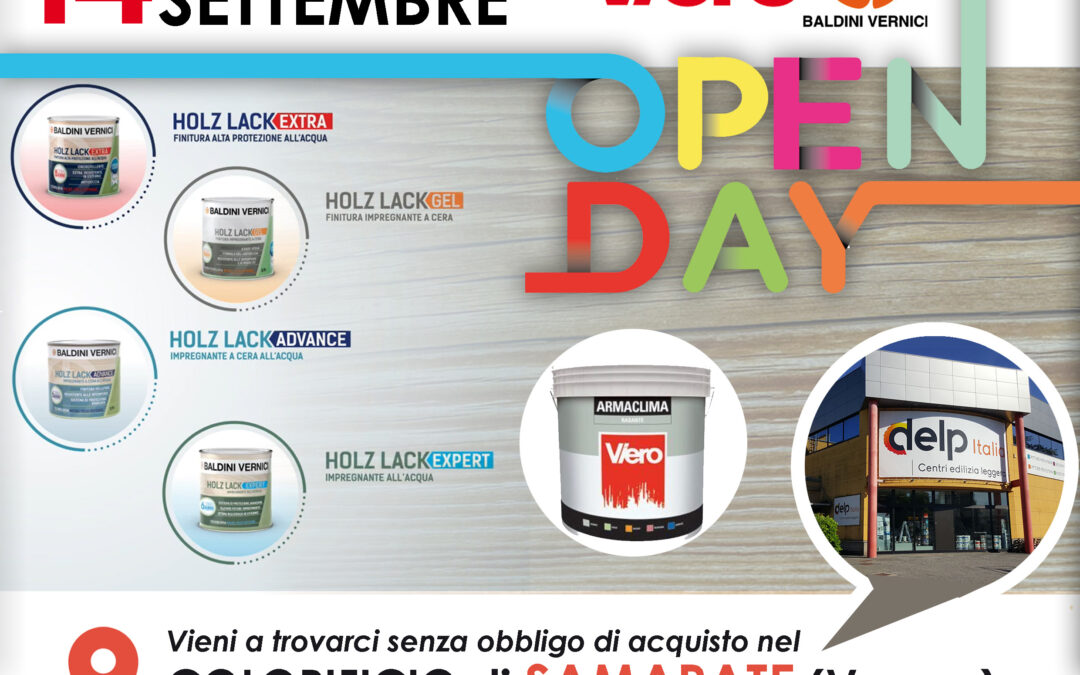 14 settembre – Open Day Baldini e Viero Nel Colorificio di Samarate