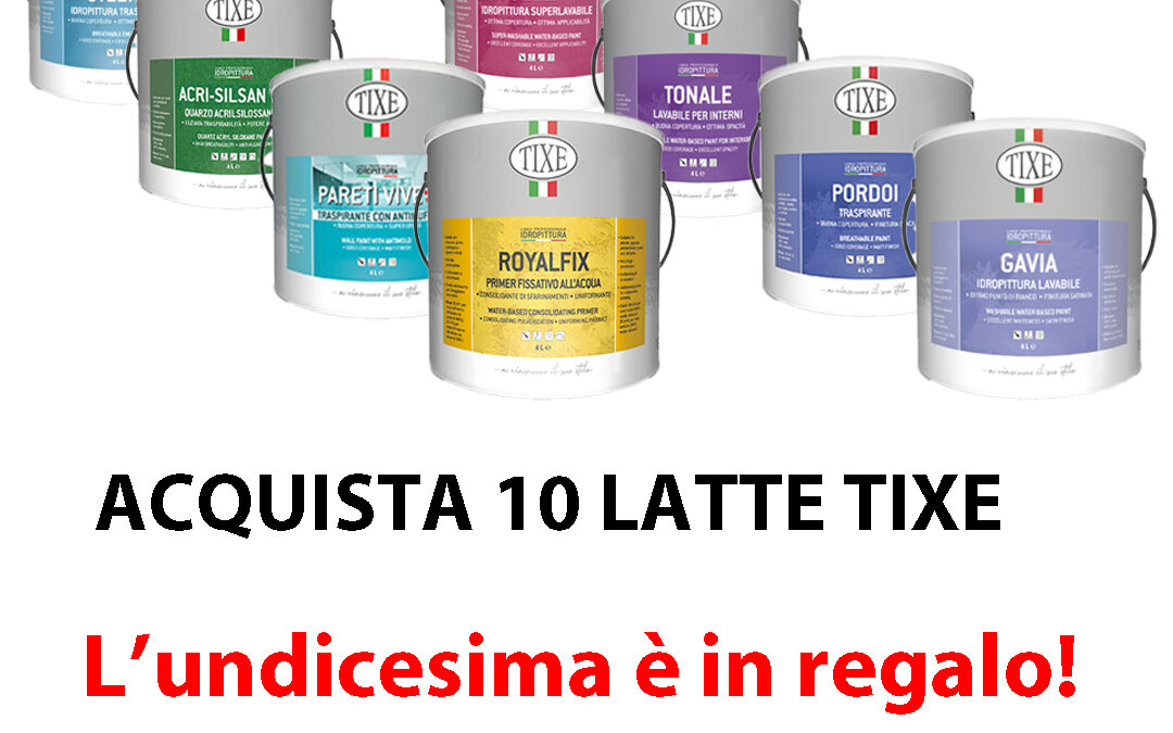 TIXE paints: NOVITA’ in casa delp Italia!