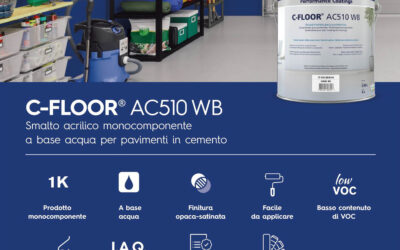 Novità C-FLOOR® AC510 WB per pavimenti in cemento